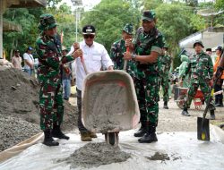 Danrem 062/TN Hadiri Pembukaan TMMD serta Turut Membantu Percepatan Pembangunan Daerah