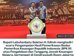 Bupati Edimin Hadiri Acara Penyampaian Hasil Pemeriksaan BPK Atas Pengelolaan dan Tanggung Jawab Keuangan Negara Yang Dibuka Oleh Presiden Jokowi