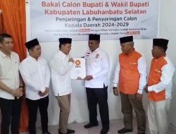 Balon Bupati dan Wakil Bupati Labusel Ari Azwar Terima Dukungan Partai PKS