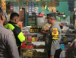 Kapolsek Ciasem Pimpin Pelaksanaan Operasi Gabungan KRYD Malam Minggu