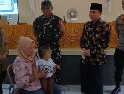 Muspika Purwadadi Hadiri Launching Program Pemberian Makanan Tambahan (PMT}