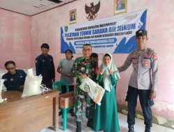 Bhabinkamtibmas dan Babinsa Desa Cilamaya Hilir Berkolaborasi Dalam Monitoring Penyaluran Bapan