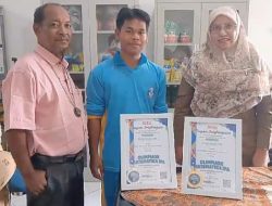 Rangga Malelo Lubis Raih Mendali Emas dan Perak Tingkat Nasional Even Sains Olimpiade Matematika IPA.