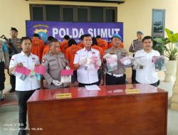 Sebanyak 9 Tersangka dan 235,37 Gram Sabu Berhasil Diamankan Satres Narkoba Polres Labusel