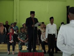 Tangis Haru Warnai Pengukuhan Paskibra Kecamatan Pabuaran 2024
