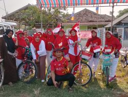 Semarak HUT RI ke-79 Tahun 2024 Kades Gempol Sari Goes Bareng Warga Keliling Dusun