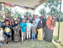 Rayakan HUT Republik Indonesia Ke-79, Pemuda Pancasila KOTI Mahatidana PAC Cikarang Pusat Santunan Anak Yatim