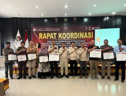KPU Labusel Gelar Rapat Koordinasi Persiapan Pendaftaran Kepala Daerah Serentak 2024