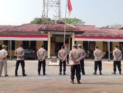Kapolsek Ciasem Pimpin Giat Apel Pagi Rutin dan Berikan Arahan Pelaksanaan Tugas Ke Depan