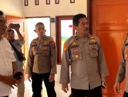 Kapolres AKBP Maringan Simanjuntak Sidak Perumahan Dinas Polres Labusel
