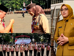 Anne Ratna Mustika Menerima Penghargaan Lencana Melati Dari Kwartir Nasional Gerakan Pramuka