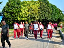 Polres Labusel Laksanakan Olah Raga Bersama TNI POLRI dan Chek Kesehatan