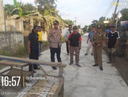 Camat dan Kapolsek Blanakan Tinjau Jalan Rijit Rawamekar-Rawameneng