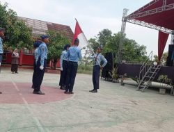 Kanit Samapta Polsek Blanakan Hadiri Acara Pelantikan Taruna Taruni SMKS CAHAYA RAYA Angkatan Ke-14