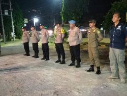 Kapolsek Ciasem Pimpin Apel Gabungan Piket fungsi Jelang Operasi KRYD