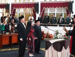Tiga Orang Unsur Pimpinan DPRD Kabupaten Purwakarta Resmi Dilantik