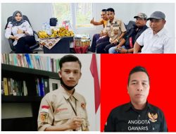 Kehadiran Insan Pers Disambut Hangat Kades Guna Mekar