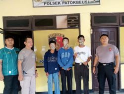 PIKET SIAGA POLSEK PATOKBEUSI MENGAMANKAN 3 ANAK REMAJA PELAJAR YANG DIDUGA AKAN MELAKUKAN TAWURAN