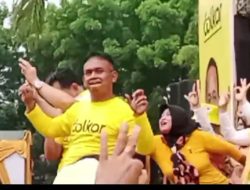 Senam Sehat Dalam HUT Ke 60 Partai Golkar