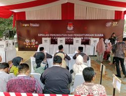 KPU Purwakarta Gelar Simulasi Pemungutan Dan Penghitungan Suara Pemilihan Kepala Daerah