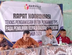 Panwascam Patokbeusi Gelar Bimtek PTPS Dalam rangka peningkatan kapasitas SDM menjelang hari H