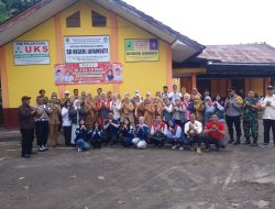 Kapolsek Blanakan berserta Tem Trauma Healing Kementerian PPA lakukan Trauma Healing untuk Anak-Anak SDN Jayamukti 