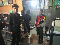 POLSEK PATOKBEUSI MERAZIA MIRAS DARI TOKO SEPANJANG JALUR PANTURA PATOKBEUSI