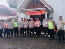 Kapolsek Ciasem Pimpin Pam Rangkaian Ibadah Natal di Gereja Kristen Pasundan
