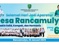Refleksi Enam Tahun Kepemimpinan Kades Rancamulya Gelar Tasyakuran Ajak Seluruh Lapisan Masyarakat Semakin Solid Kompak dan Harmonis