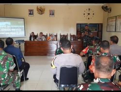 Jelang Pelaksanaan TMMD KE 123 Kodim 0605/Subang Gelar Rakor Gabungan 