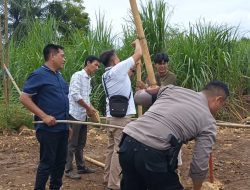 Penutupan Jalur Angkutan Tanah Merah,di Wilayah Hukum Polsek Purwadadi Polres Subang