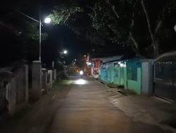 Melalui Anggaran Swadaya Kas Kepala Dusun Krajan Timur Realisasi PJU Sebanyak 42 Titik