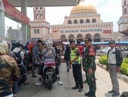 Babinsa Bersama FKPM Resort Subang Laksanakan Pengamanan Di SPBU Maskar Ciberes