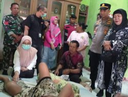 Kapolsek Blanakan Kunjungi Warga Yang Menderita Kangker Betis Kaki