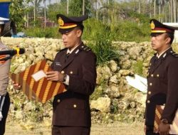 Upacara Peringatan Hari Ulang Tahun Kemerdekaan RI Ke-80 di Polres Pangandaran