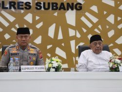 ‎Polres Subang Ikuti Doa Bersama Lintas Agama Tingkat Polda Jabar, Wujud Kepedulian bagi Korban Bencana ‎