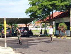 Danramil 0507/Pabuaran Hadiri Kegiatan Apel Siaga Bencana Tingkat Kecamatan Patokbeusi Tahun 2025