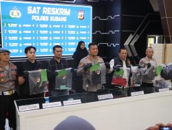 SAT RESKRIM POLRES SUBANG UNGKAP KASUS PEMBUNUHAN DI WANTILAN CIPEUNDEUY