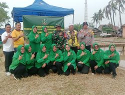 DALAM RANGKA HUT KE-80 PERSIT KARTIKA CHANDRA KIRA KORAMIL 0507/PABUARAN GELAR PENANAMAN POHON SEKALIGUS SAMBUT HARI KARTINI