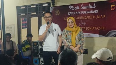 Haru dan Penuh Kekeluargaan, Polsek Purwadadi Gelar Pisah Sambut Kapolsek 