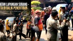 Diduga Oknum Ustad Tendang Alat Welder Satpoldam Pemkab Subang