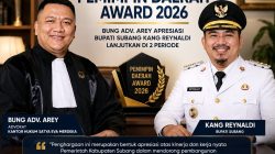 Bung Adv. Arey Apresiasi Atas Diraihnya Penghargaan Pemimpin Daerah Award 2026