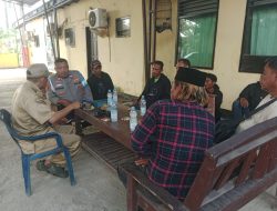 Jalin Keakraban Kades Tanjung Rasa Kidul silaturahmi ke Mako Polsek Patokbeusi