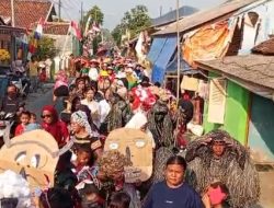 Sambut HUT RI Ke- 81 Ratusan Warga Dusun Mulyasari Tumpah Ruah Ikuti Karnaval 