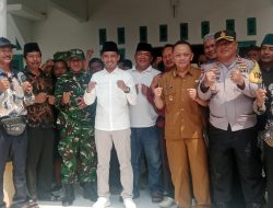 Sinergitas TNI Polri Dalam Pengamanan Pendaftaraan Calon Kades Jatiragas Hilir