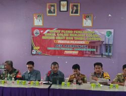 Panitia Pilkades Desa Pasir bungur Gelar Rapat Pleno Penetapan Bakal Calon Menjadi Calon Nomor Urut dan Tanda Gambar