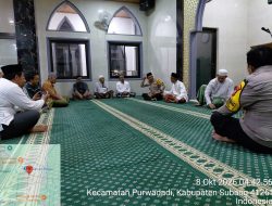 Kapolsek Purwadadi Giat SULING AMIS Dimasjid Al Muhajirin